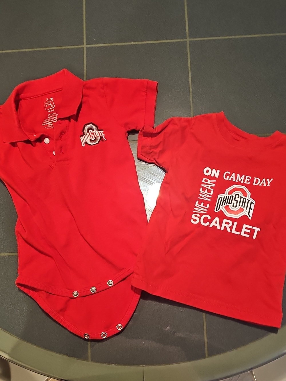 Kids Scarlet Polo & Tee Set